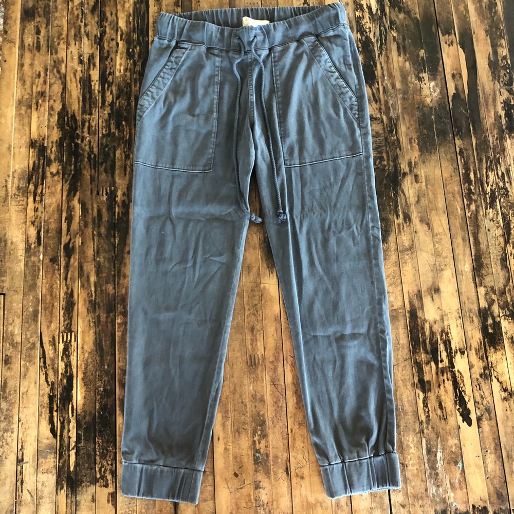 Grey Cloth and Stone Joggers